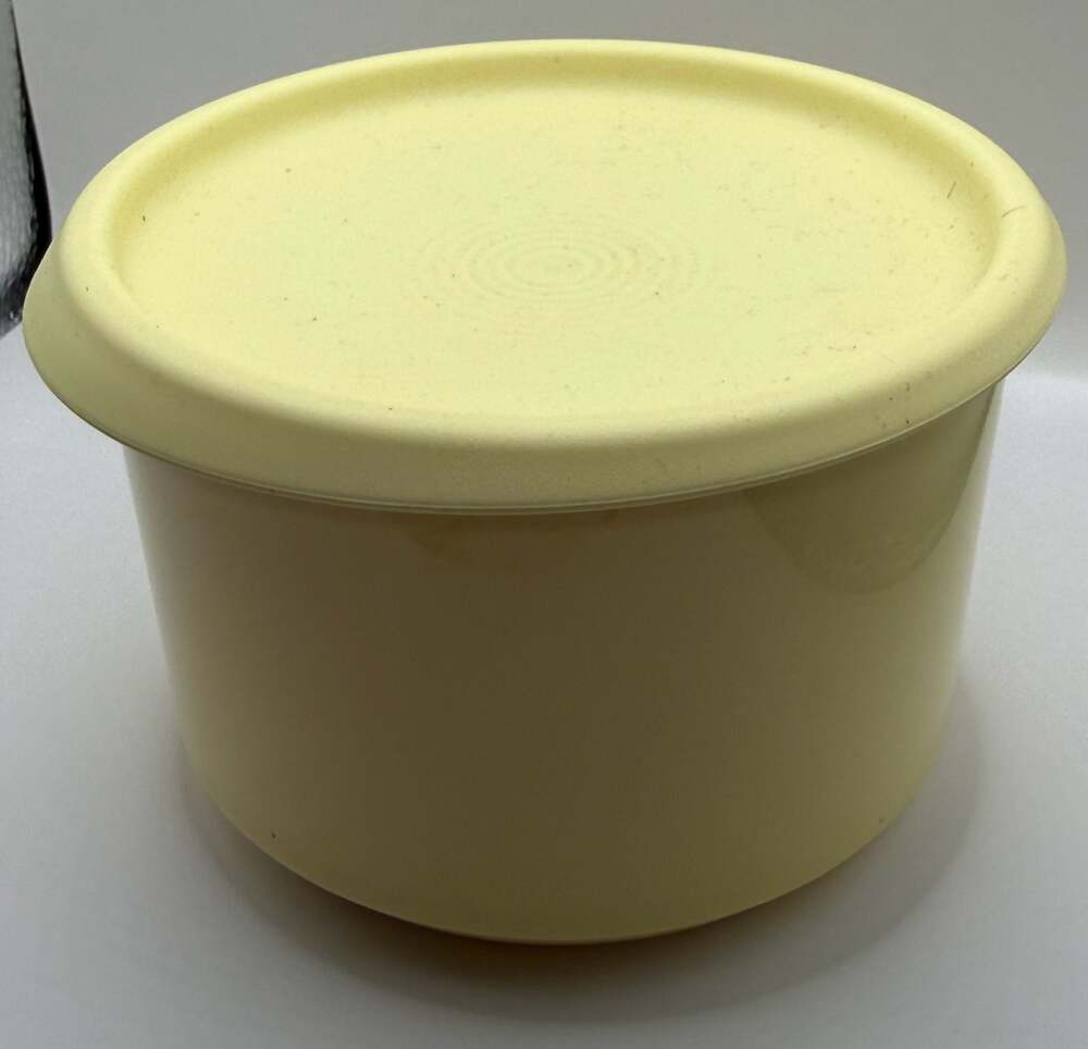 Vintage Tupperware Yellow Nesting Canister Set (3-Piece) - Picture 7 of 7